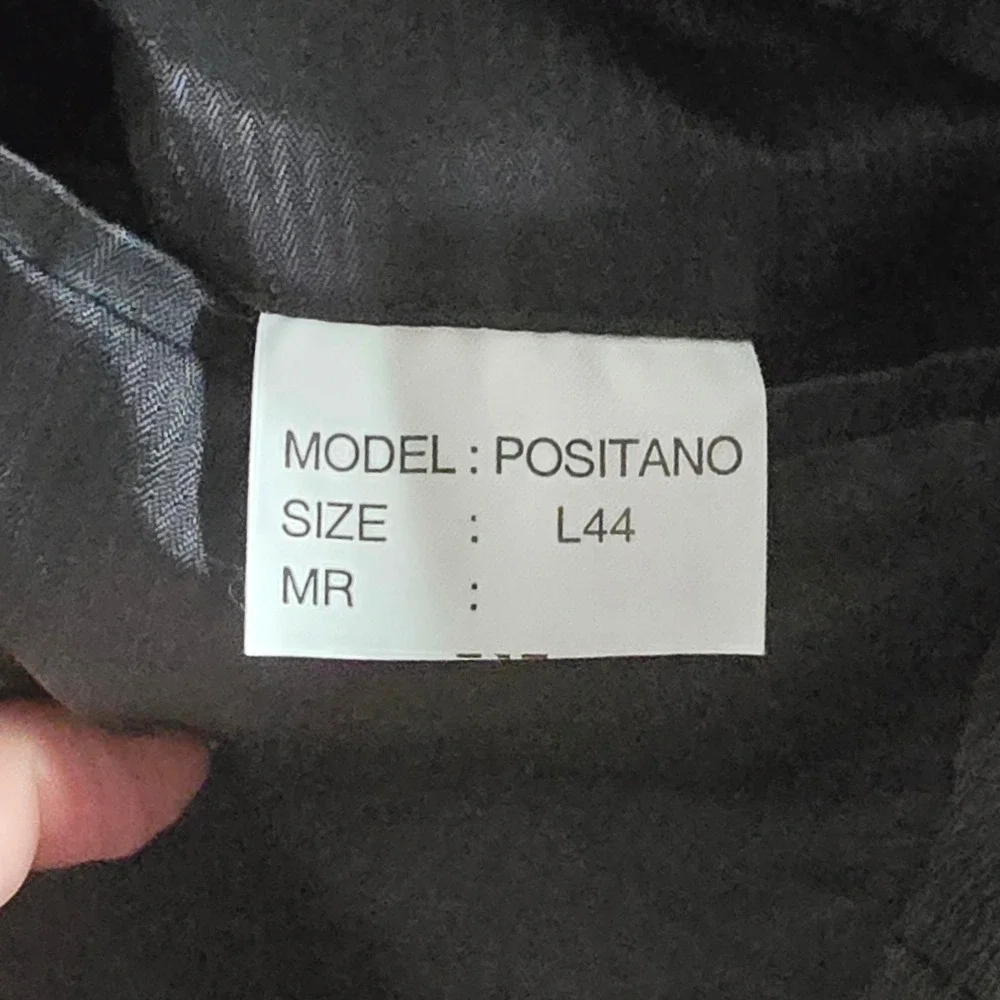 Alfani Positano Mens L44 Black Genuine Leather Blazer Jacket Professional Career